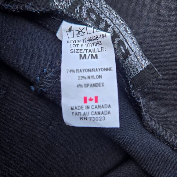 Y2K Black Micro Dress Shorts Size M Ultra High Waisted Office Siren Corpcore Emo - Picture 7 of 7